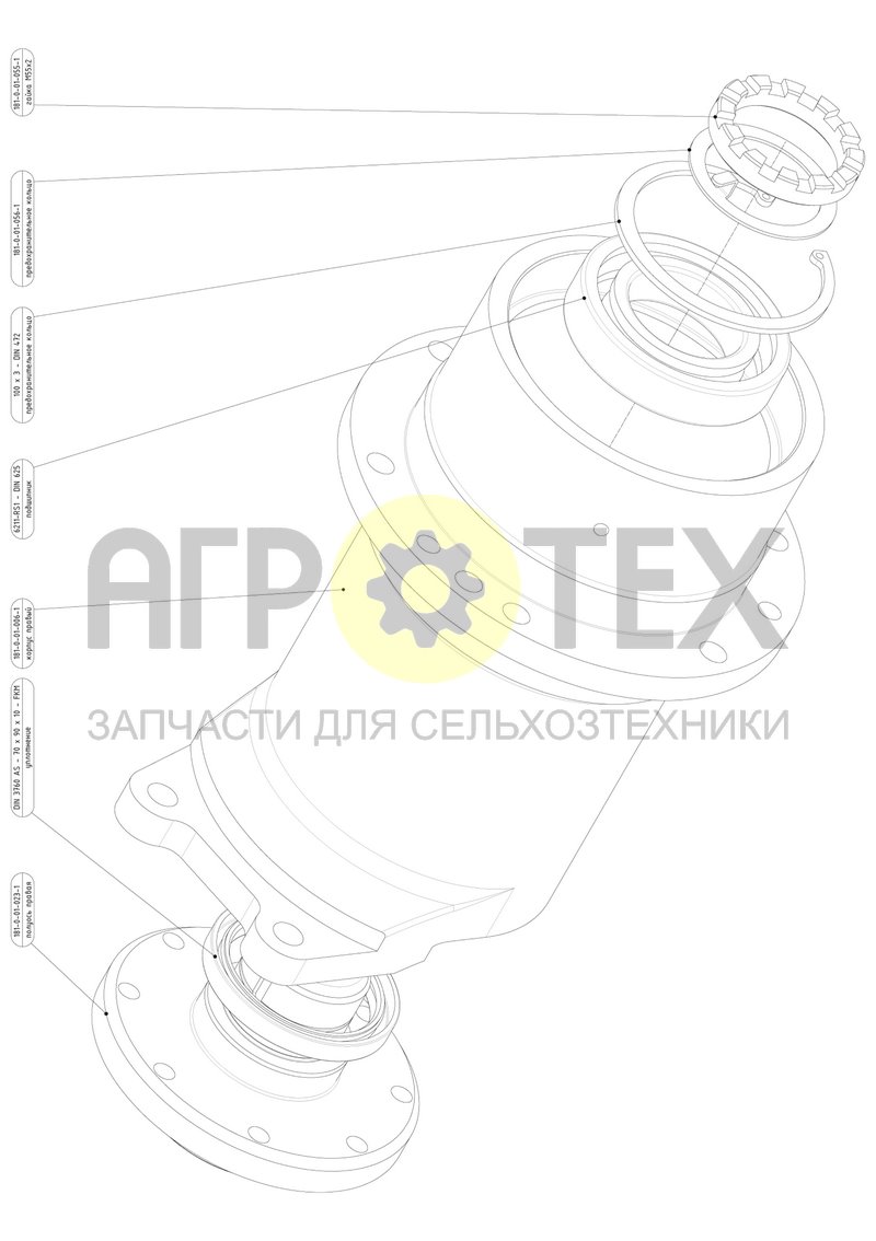 Чертеж Корпус правый (181-9-01-006-1)